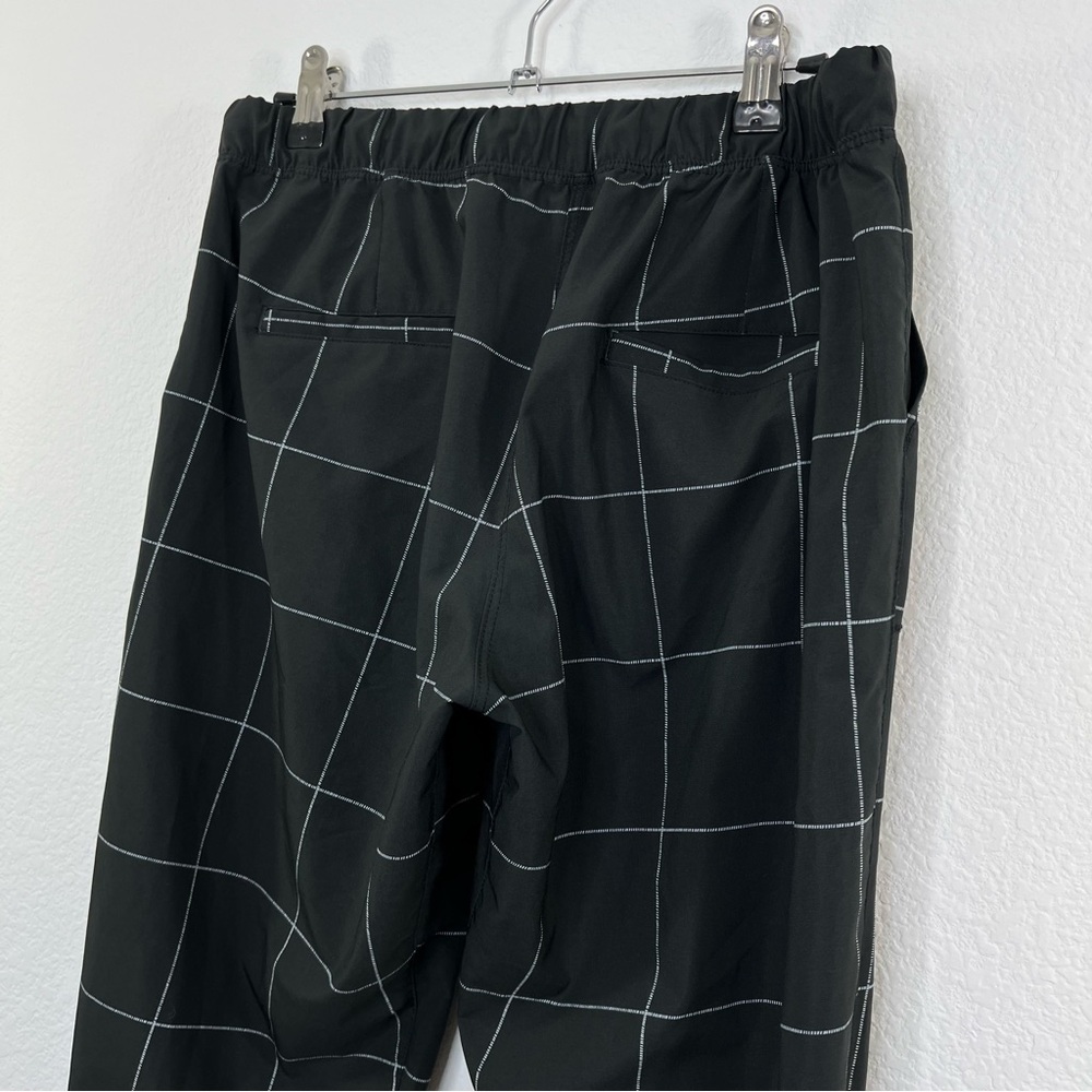 Albion Destination Nylon Stretch Joggers in Black Windowpane size Small - Picture 5 of 9